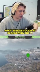 Adapt rage baiting xQc 😂 #faze #fazeadapt #shorts