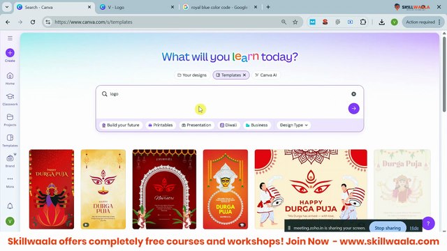 Day - 3 | Learn Canva for Social Media | Create Posts, Logos & Banners Easily | Day - 3