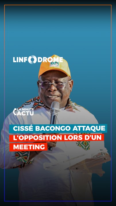 "LA POLITIQUE, CE N'EST PAS DU BAVARDAGE" BACONGO TACLE L'OPPOSITION