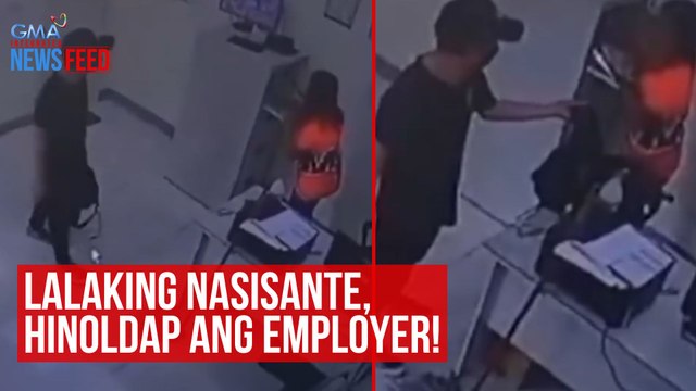 Lalaking nasisante, hinoldap ang employer! | GMA Integrated Newsfeed
