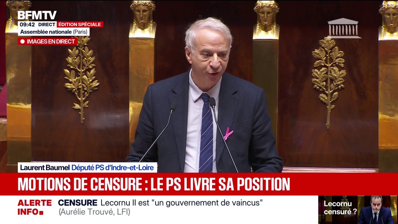 Laurent Baumel (PS) dénonce "le spectacle accablant" d'Emmanuel Macron