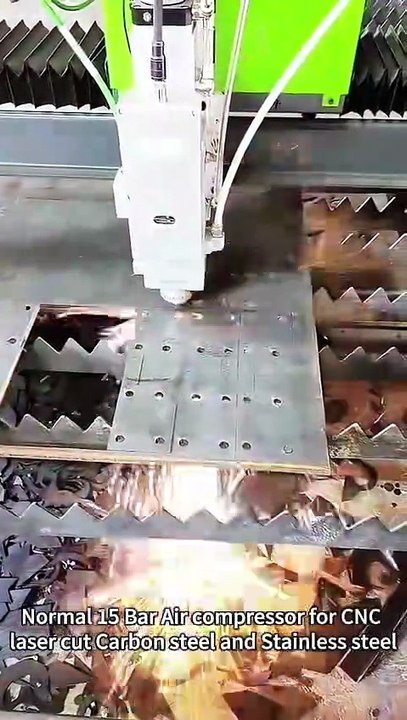 Normal 15bar air compress laser cutting