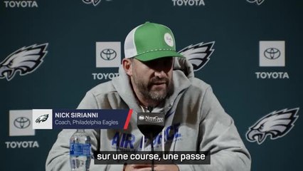 Eagles - Nick Sirianni encense la lecture de jeu de Jalen Hurts