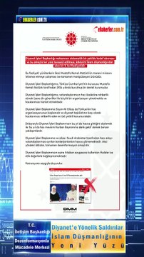 Diyanet'e Yönelik Saldırılar İslam Düşmanlığının Yeni Yüzü: Atatürk İstismarı Manipülasyonun Ta Kendisi