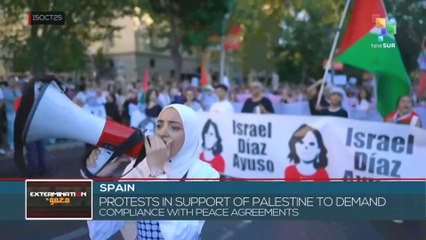 SPAIN | Protests in support of Palestine to demand peace agreements