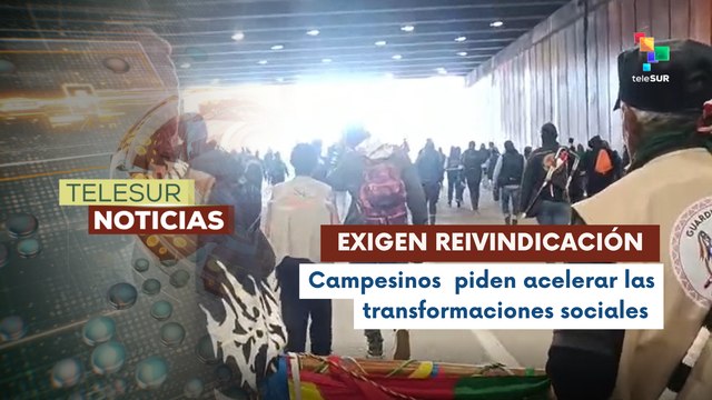 Movilización por la visibilidad de organizaciones campesinas, sociales y étnicas en Colombia