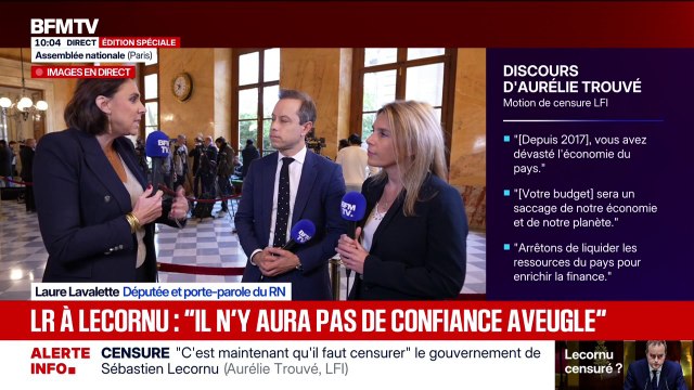 On a l'impression que Sébastien Lecornu est Premier ministre du néant , estime Laure Lavalette (RN)