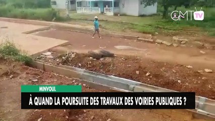 [#Reportage] Minvoul : À quand la poursuite des travaux des voiries publiques ?