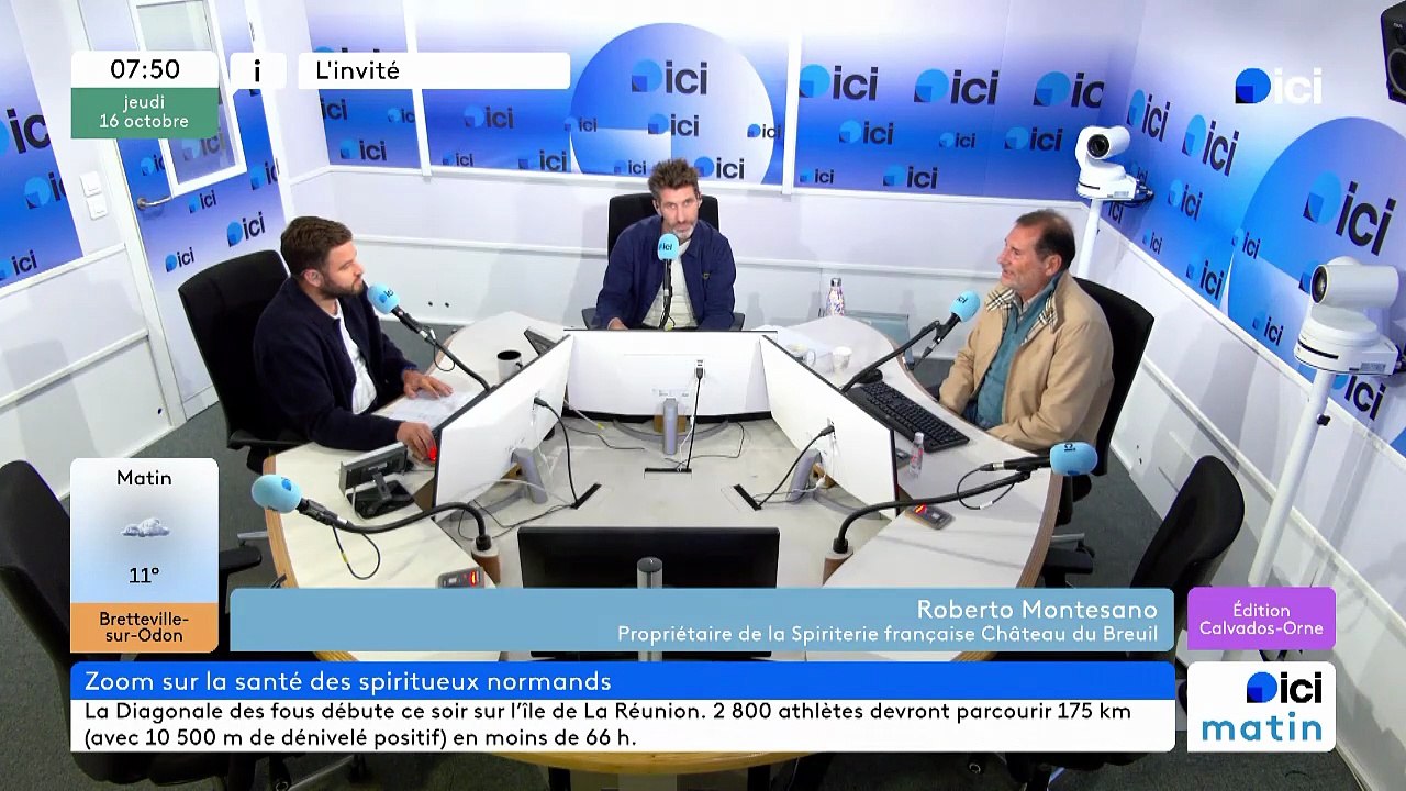 Roberto Montesano, propriétaire de la Spiriterie française au Breuil-en-Auge à l'occasion du World Calvados Day