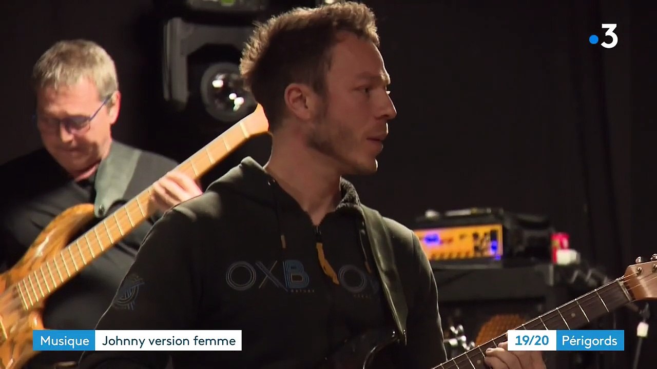 Johnny Hallyday version femme à Bergerac – Reportage France 3 Aquitaine (24 février 2022)
