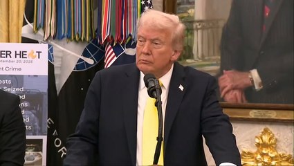 Trump jokes people are afraid to fish after Venezuelan boat strikes