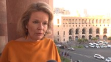 La Reine Mathilde en Arménie : "On peut faire la différence, et c'est quelque chose que j'ai pu remarquer ici"