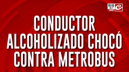 Conducía completamente borracho y provocó impresionante accidente