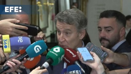 Feijóo coincide con el "estupor" del juez Puente y de que Sánchez conserve a sus socios