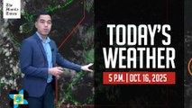 Today's Weather, 5 P.M. | Oct. 16, 2025