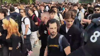 Els Mossos separen els grups