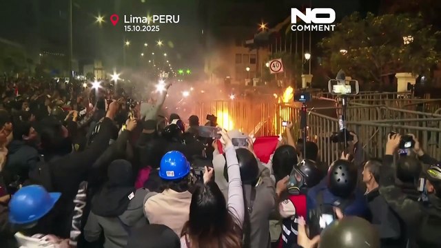 Protests erupt in Peru as demonstrators demand president’s resignation