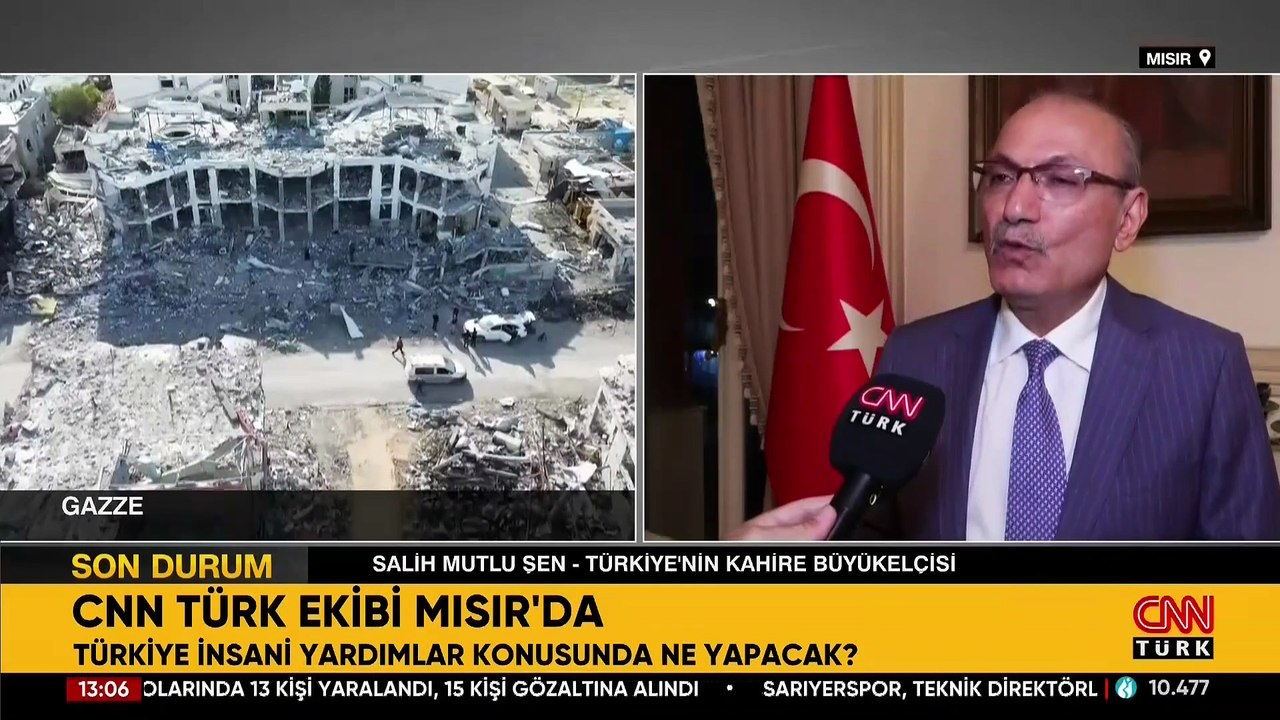 Türkiye'nin Kahire Elçisi CNN TÜRK'te: Refah ne zaman açılacak, Gazze imarı nasıl olacak?