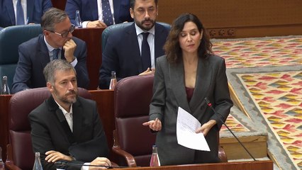 Ayuso: protegeré la "libertad de conciencia" de los médicos "cumpliendo la ley"