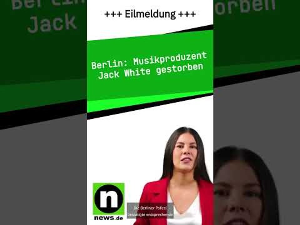 Musikproduzent Jack White gestorben