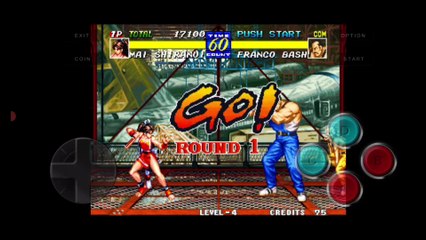 Fatal Fury 3 Mai Shiranui vs Franco Bash luta completa