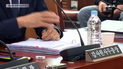 “당신이 시작한 일이야!”…감사원 국감 난타전