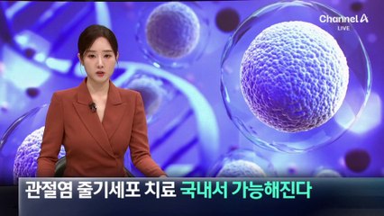 국내서도 관절염 줄기세포 치료 가능해진다