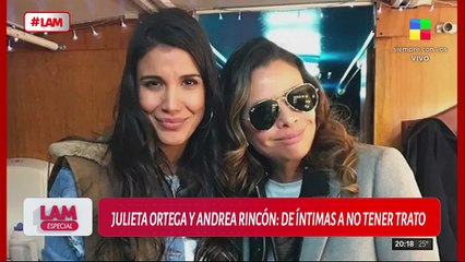 Andrea Rincón reveló la razón de su distancia con Julieta Ortega