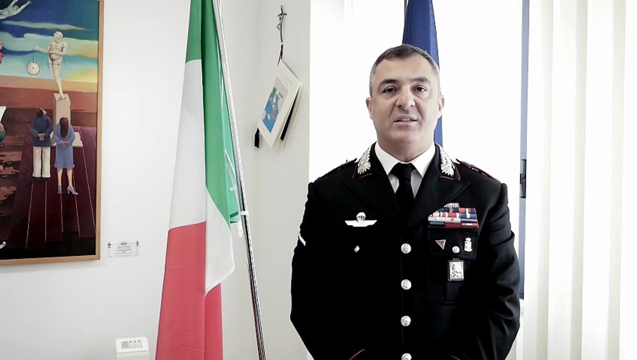 Dichiarazione del Comandante dei Carabinieri del Comando Provinciale Barletta-Andria-Trani, Col. Galasso