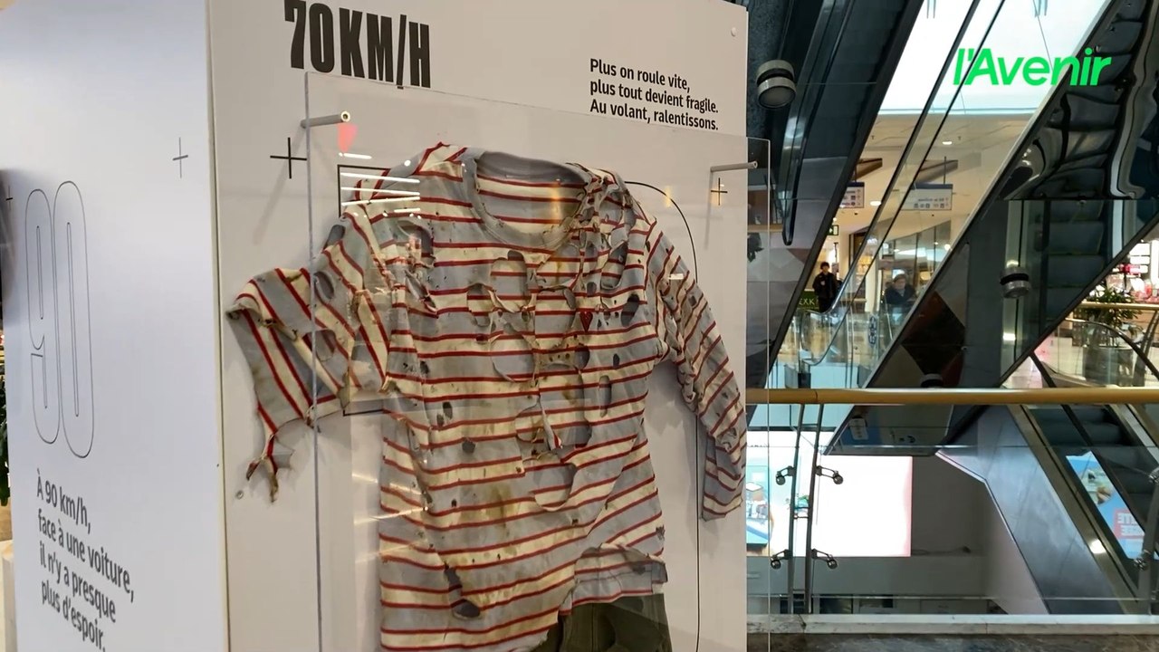 Expo "La vitesse laisse des traces" à l'esplanade de Louvain-la-Neuve