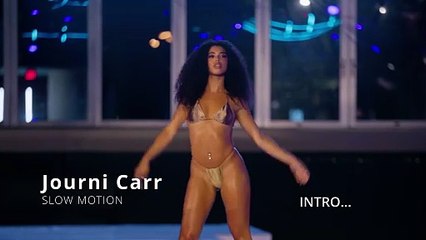 Journi Carr in SLOW MOTION  Miami Swim Week at DAER