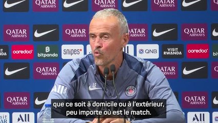 PSG - Luis Enrique s’attend à un match "plus compliqué que d’habitude" face à Strasbourg