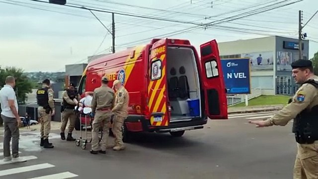 Motociclista fica ferido em colisão com carro na região do Lago, em Cascavel