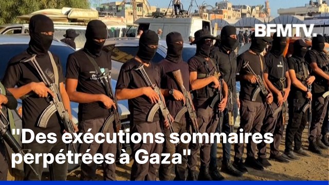 La France condamne fermement les exécutions sommaires perpétrées à Gaza par le Hamas depuis le cessez-le-feu