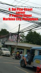 G. Del Pilar Street corner P. Paterno Street in Marikina City, Philippines