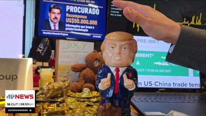 Mercado olha tensão EUA-China, fiscal, reunião EUA-Brasil e IBC-Br | MINUTO TOURO DE OURO - 16/10/25