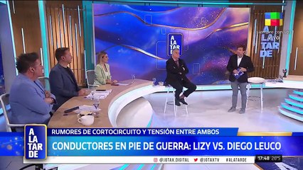 Se conocieron los motivos de la fuerte interna entre Lizy Tagliani y Diego Leuco en La Peña de Morfi