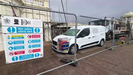 Work is about to start on the Colonnade in Bexhill, East Sussex