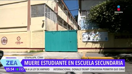 Muere estudiante dentro de una escuela secundaria de Iztapalapa