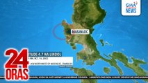 M4.7 na lindol, yumanig sa Zambales; naramdaman din sa Tarlac at Bataan | 24 Oras