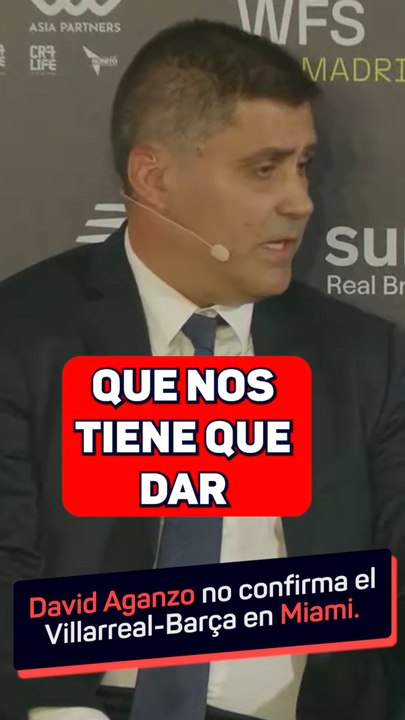 Aganzo exige información sobre el partido de Miami: "Somos nosotros los que jugamos"
