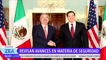 Juan Ramón de la Fuente se reúne con Marco Rubio