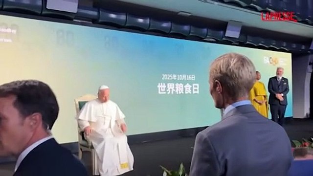 Papa Leone XIV alla Fao: Uso della fame come arma di guerra ? un crimine
