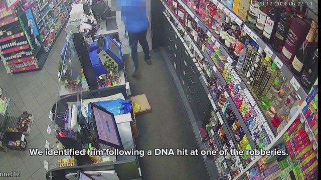 Dramatic moment knife-wielding Derbyshire chef arrested after carrying out terrifying armed raids