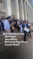 Pentagon Journalists Refuse to Sign Press Access Rules