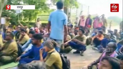 त्योहार के बीच सफाईकर्मी हड़ताल पर, कांग्रेस का तंज- महापौर जापान में और रायपुर कचरे के ढेर में, ये ट्रिपल इंजन नहीं, ट्रबल इंजन