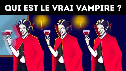 Devinez qui est le Véritable Vampire et Gagnez une Casquette de Détective