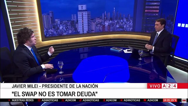 Javier Milei: El swap no es tomar deuda