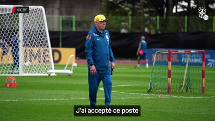 Carlo Ancelotti savoure sa nouvelle expérience à la tête de la Seleção