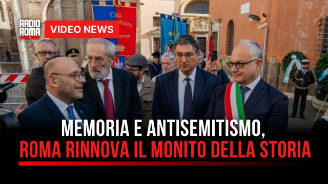 Memoria e antisemitismo, Roma rinnova il monito della storia